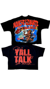 MadeByTrezz - Mouche Vivante “Spiked Gallery” Oversized Heavyweight Tee